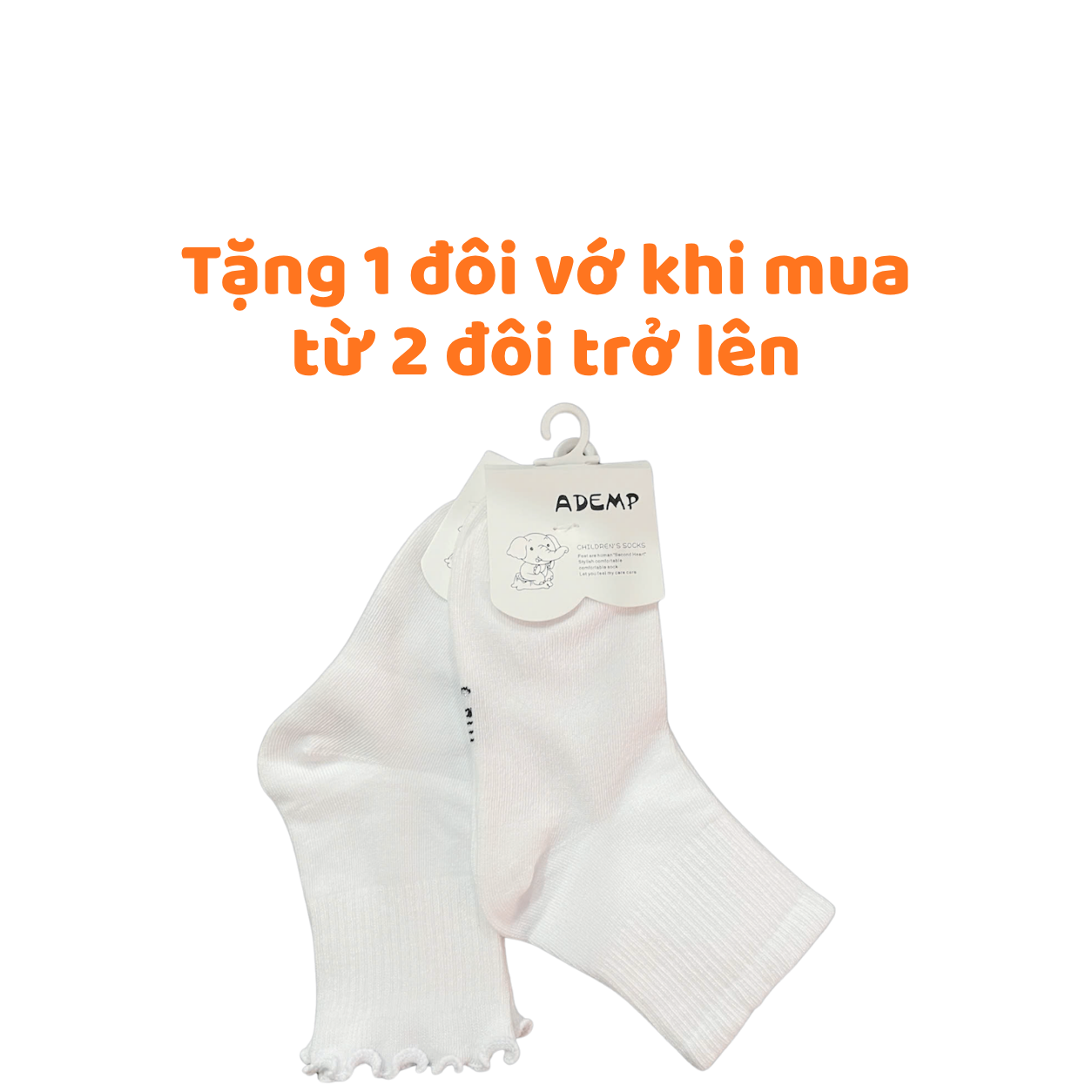 Tặng 1 đôi vớ khi mua từ 2 đôi trở lên